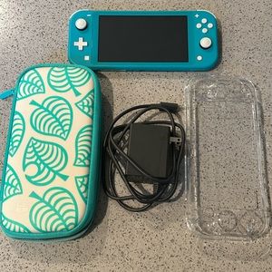 Nintendo Switch Lite Turquoise bundle